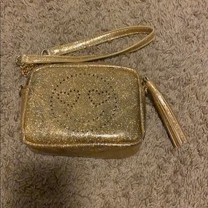 Cute emoji glitter purse !